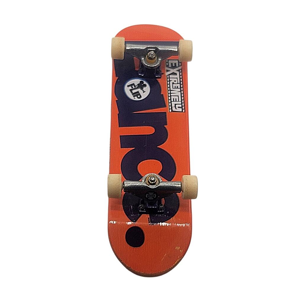 Vtg Tech Deck Fingerboard Lance Mountain Extremely FLIP Orange Skateboard 96mm